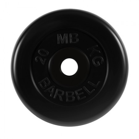 Диски обрезиненные MB Barbell для штанги 20 кг 50 мм
