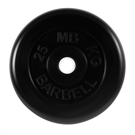 Диски обрезиненные MB Barbell для штанги 25 кг 50 мм