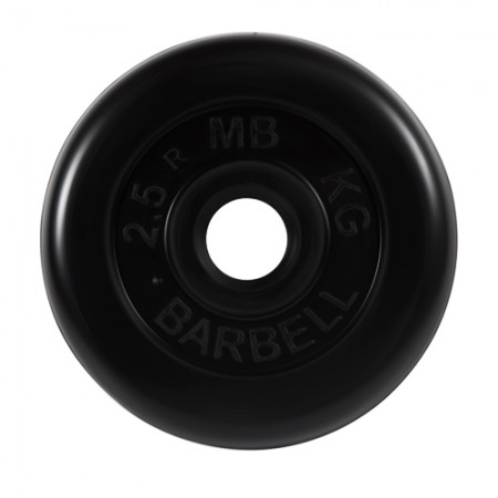 Диски обрезиненные МВ Barbell для штанги 2,5 кг 30 мм