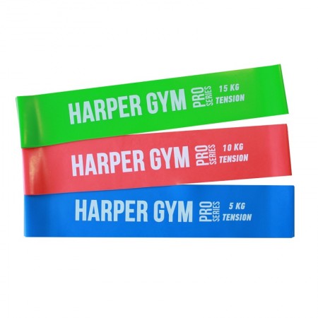 Комплект резинок для ног и ягодиц Harper Gym