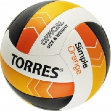 Мяч волейбольный Torres Simple Orange 32125
