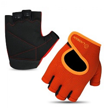 Перчатки для фитнеса Larsen оранжевые