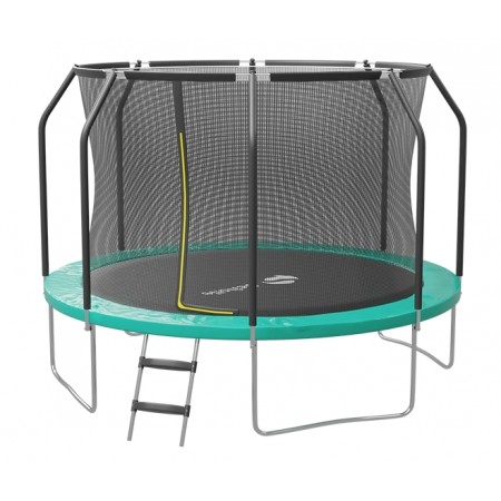 Батут Scholle flip 12FT (диаметр батута 366 см) с лестницей