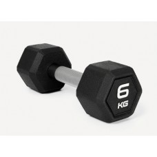 Гантель гексагональная обрезиненная Starfit 6 кг, пара